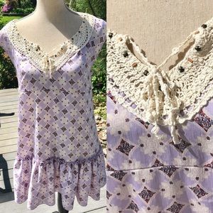 Free People lilac Tunic